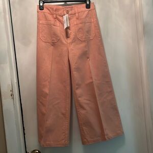 NWT, S 25, Point Sur cropped patch pocket pant